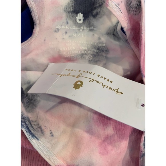 SPIRITUAL GANGSTER Amor Tie Dye Ribbed Tank (M/L) - Picture 3 of 3